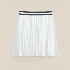 NWT Wilson West Side Tennis Skirt - Size Small - White Pleated Preppy